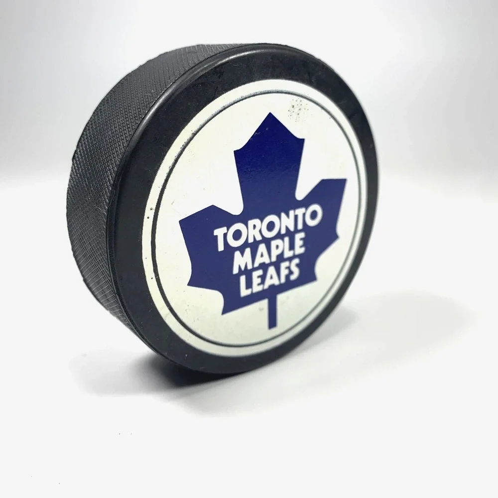Vintage 1980s‎ Viceroy Canada NHL Toronto Maple Leafs Logo Hockey Puck